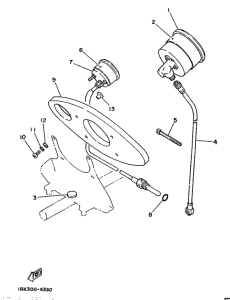 TZ250S/TZ250 Приборы