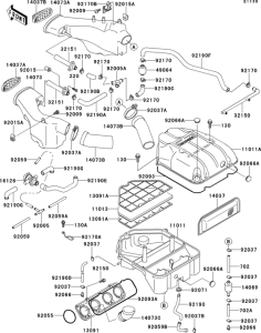 ZX1100 Air cleaner(1 / 2)