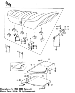 KZ400 Seat / seat cover