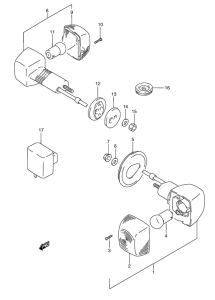 RGV250 Поворотники