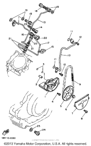 XV700CTC Масляный насос