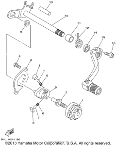  Вал переключения