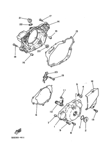 SRX250F ｸﾗﾝｸｹｰｽｶﾊﾞｰ 1