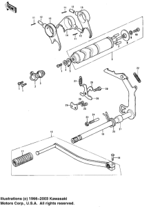 KE175 Переключатель передач