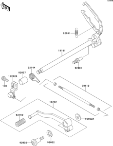 EX250 Механизм переключения передач