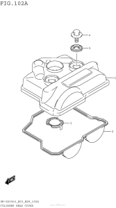 RM-Z250 Крышка головки цилиндров