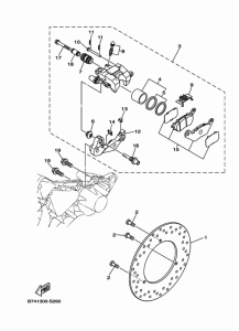 CZD300A Задний суппорт