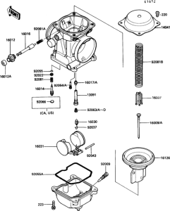 EN450 Carburetor parts(1 / 2)
