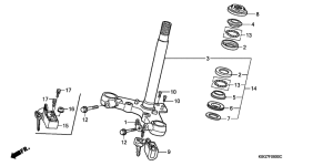CB250 Траверса нижняя