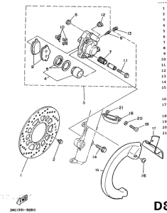  Передний тормоз