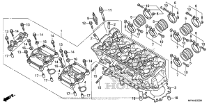 CB1000R Головка цилиндров