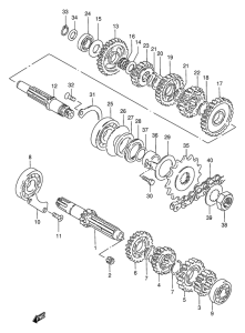 GN250 Трансмиссия