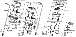 CB550 Спидометр + тахометр