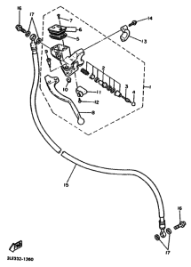 GTS1000A GTS1000AF Передний тормозной цилиндр