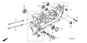 NVS50 Картер левая половина
