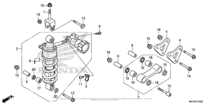 VFR1200X (DCT) Задние амортизаторы
