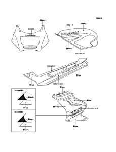 EX250 Наклейки