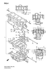 GSX-R1000 Картер двигателя