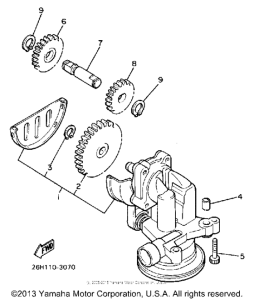XVZ13DS Масляный насос
