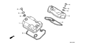 NTV650 Крышка головки цилиндров