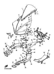 YZF-R1R ( RaceBase) Капот двигателя и топливо