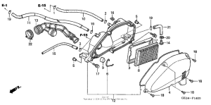 NPS50 Air cleaner ('03-'05)