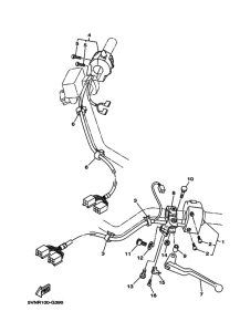 XV1700AS Handle switch & lever