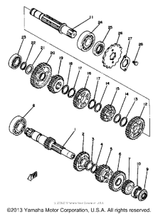 TT250H Трансмиссия