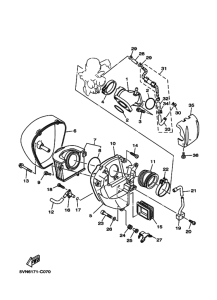 XV1700ATL XV17ATLS Впускная система