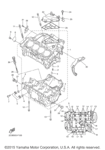 YZF-R6 Картер двигателя