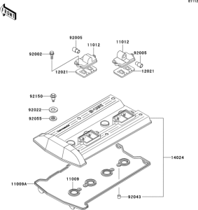 ZG1000 Крышка головки цилиндров