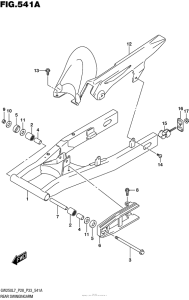 GW250 Rear Swingingarm