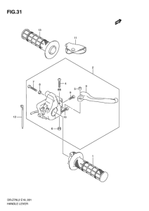 DR-Z70 Рулевой рычаг