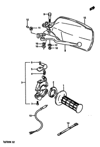 TS250 Right handle switch