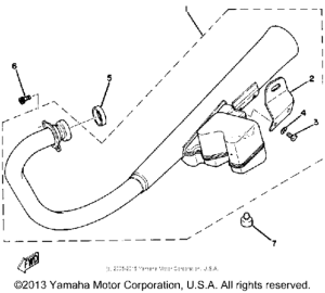 SR250TH Выхлопная система