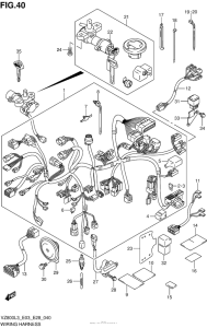 VZ800 Wiring Harness (Vz800L3 E28)