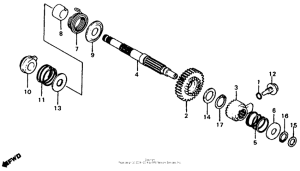 XL185 Кик стартер