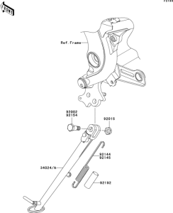 EX650 Подножка