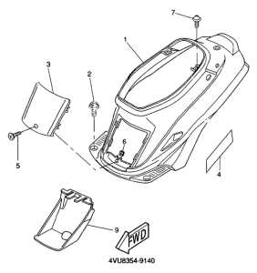 CW50 Боковые обтекатели