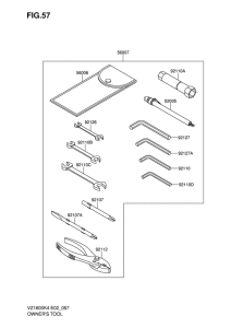 VZ1600 Owner's tool