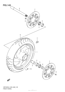 VZR1800Z Front Wheel (Vzr1800Zl4 E03)