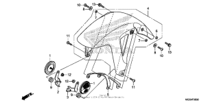 NC700X Переднее крыло