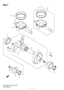 RM-Z250 Коленвал