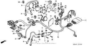 VT750CD Жгут проводов