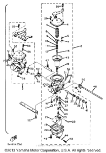 XS650SJ Карбюратор