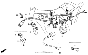 XR200R Жгут проводов