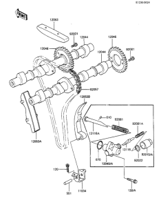 KZ1100 Camshafts / chain / tensioner
