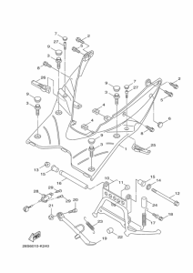 XC125SR ｽﾀﾝﾄﾞ & ﾌｰﾄﾚｽﾄ