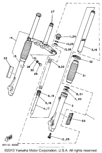 BW80S Передняя вилка