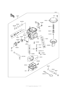 KL650 Карбюратор
